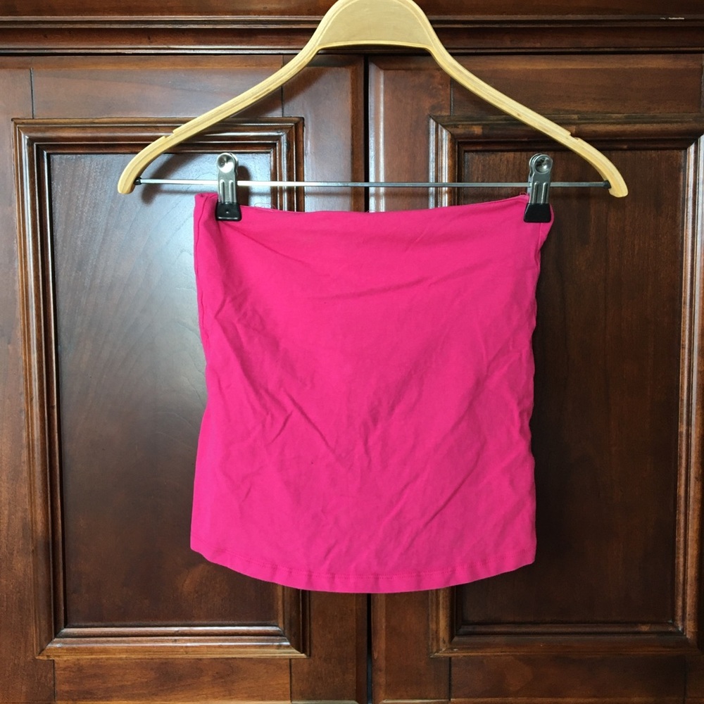 Pink tube top